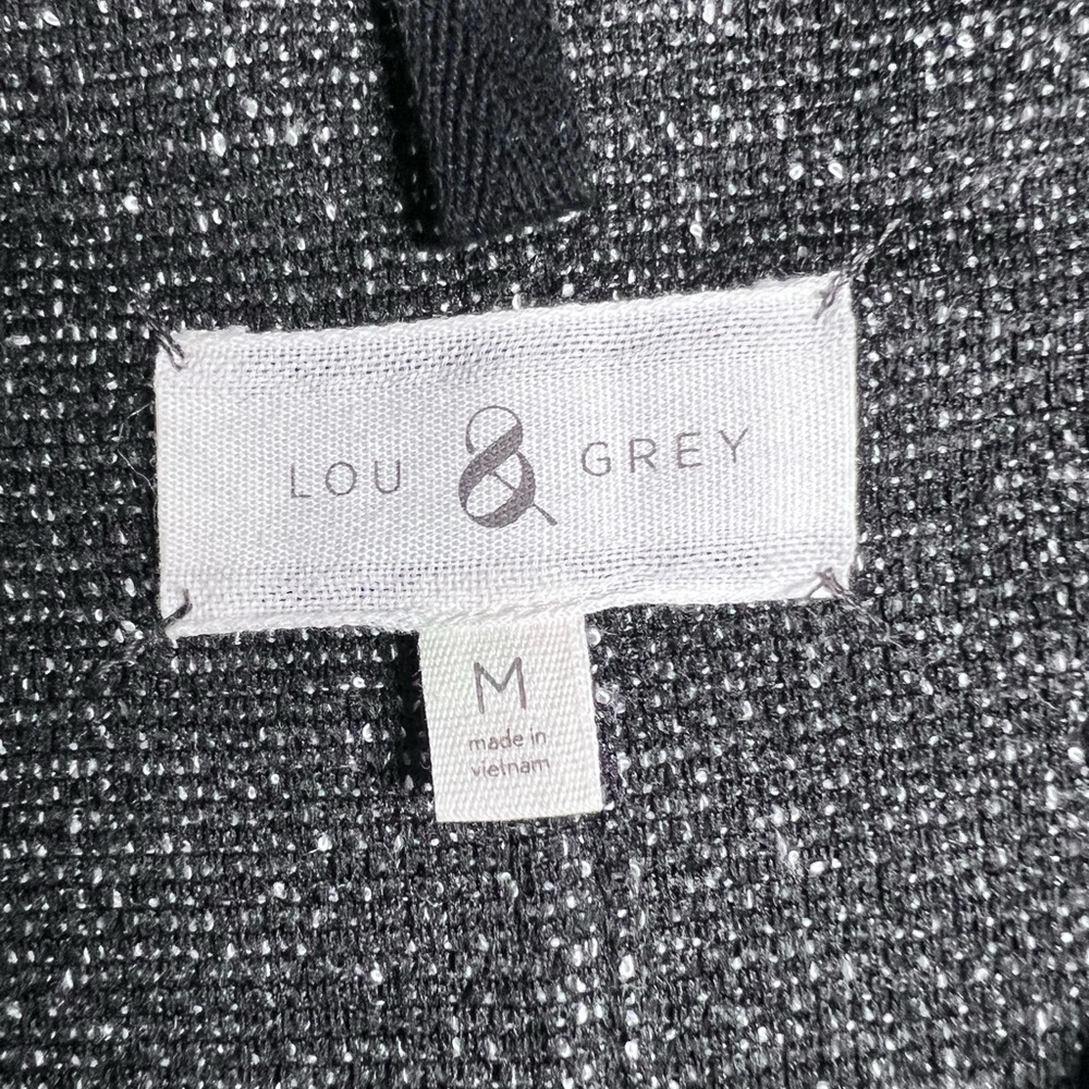 Lou & Grey Heather Gray V-Neck Midi Dress - Picture 4 of 10